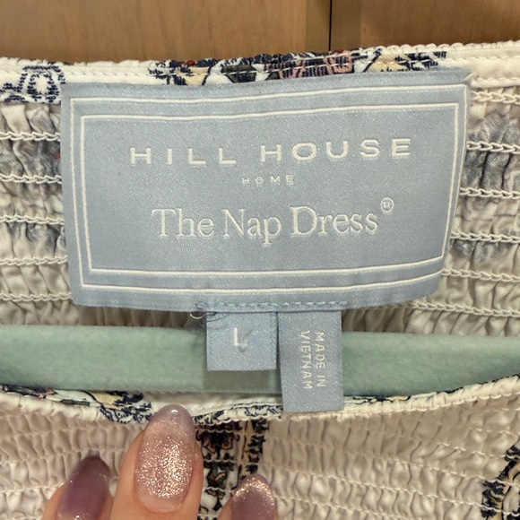 EUC Hill House Cosima Dress Marseille Geo Cotton Sateen - Picture 3 of 4